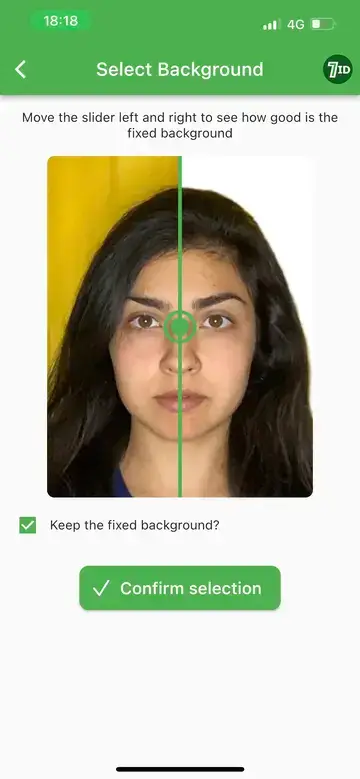 7ID App：新加坡签证照片背景编辑器